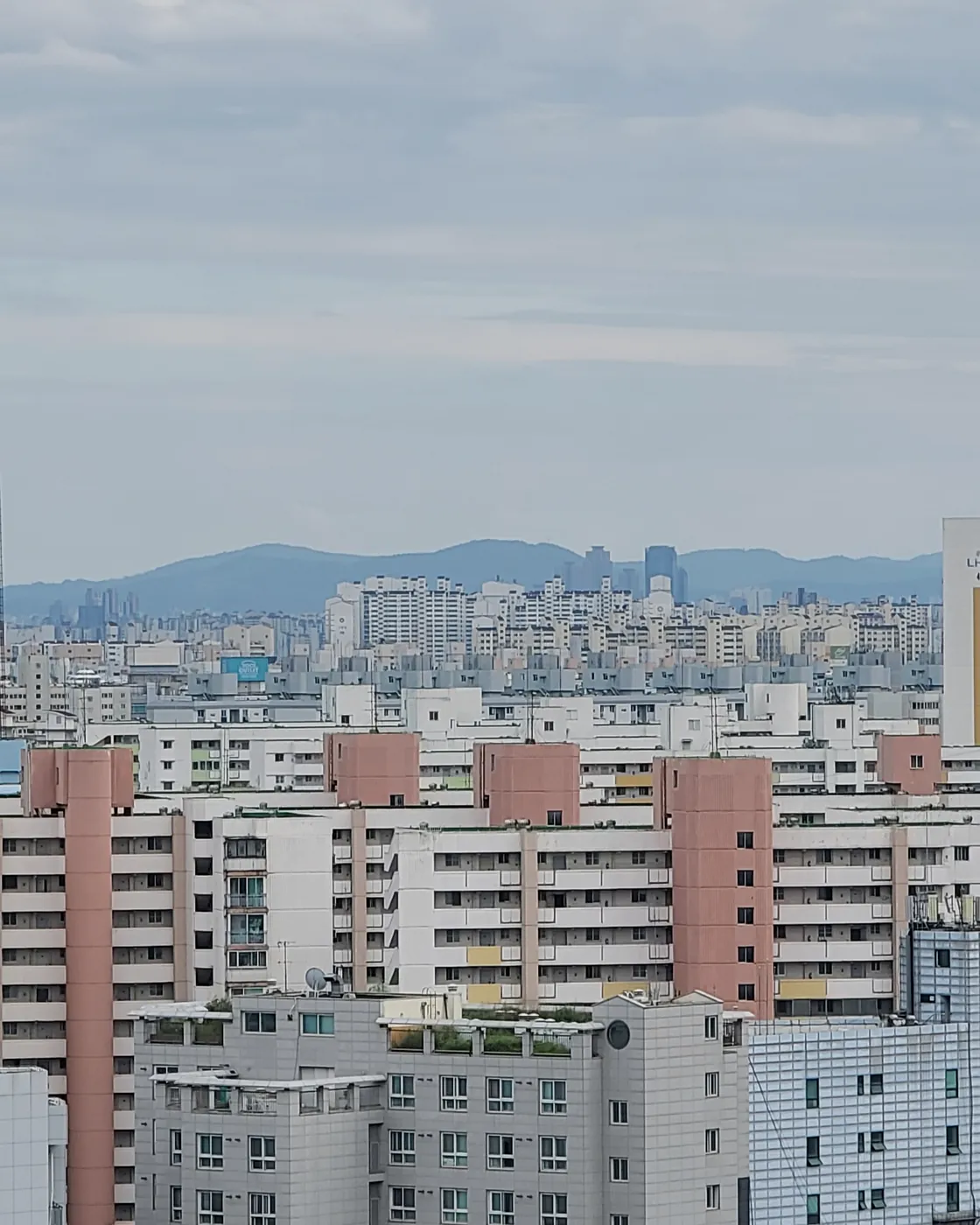 서울 노원구 일대 저층·고층 아파트가 함께 자리한 주거 지역 전경